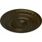 Ekena Millwork Artis Ceiling Medallion (Fits Canopies up to 6 7/8"), Hand-Painted Green Gold, 15 3/4"OD x 1 3/8"P CM15ARGGS - alternate 3